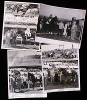 Lot of Approximately 120 Bay Meadows Horse Racing Photographs