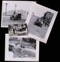 Lot of 4 Bev Washburn Automobile Photographs & Postcard