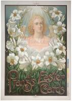 Prang's Easter Cards Advertising Poster With Angel