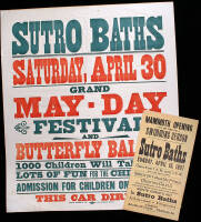 Sutro Baths Advertising Broadside and Handbill