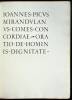 Comes Concordiae Oration de Hominis Dignitate
