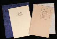 Lot of 4 volumes published by the Bird & Bull Press