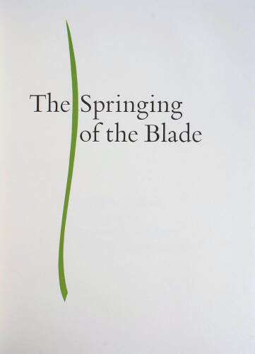 The Springing of the Blade