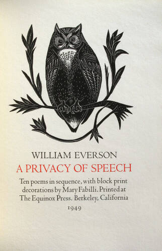 A Privacy of Speech.