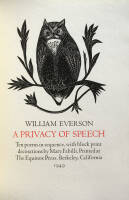 A Privacy of Speech.