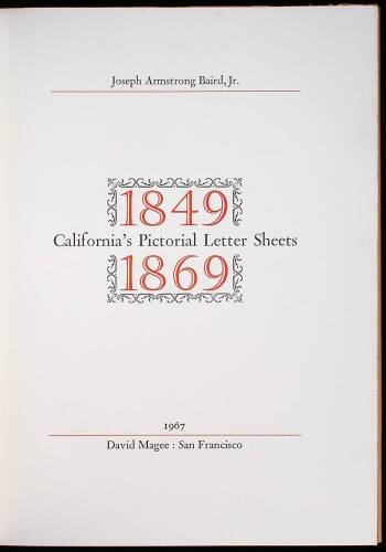 California's Pictorial Letter Sheets, 1849-1869