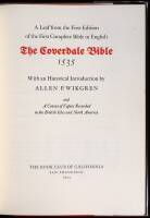 A Leaf from the First Edition of the First Complete Bible in English, The Coverdale Bible 1535