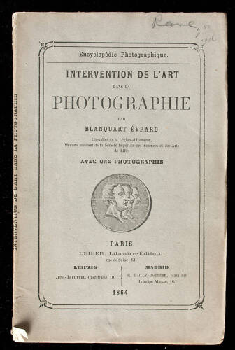 Intervention de l'Art dans la Photographie