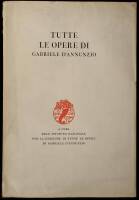 Tutte Le Opere Di Gabriele D'Annunzio