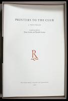 Printers to the Club: A Portfolio