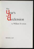 The Year's Declension