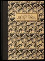 A Specimen of Printers Flowers, Types & Decorations