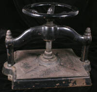 Cast iron copy press
