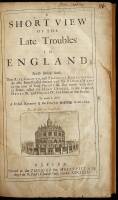 A Short View of the Late Troubles in England