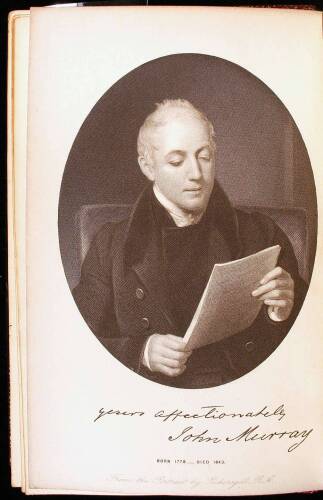 A Publisher and His Friends: Memoir and Correspondence of the Late John Murray, with an Account of the Origin and Progress of the House, 1768-1843