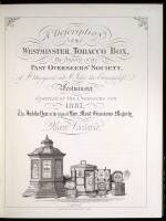 A Description of the Westminster Tobacco Box, The Property of the Pas Overseers' Society, of St. Margaret and St. John the Evangelist, Westminster.