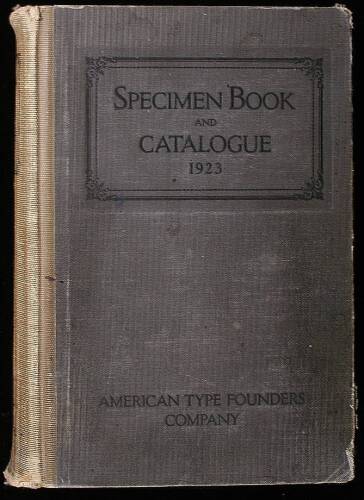 Specimen Book and Catalogue, 1923