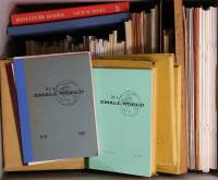 Miniature Book Reference - approximately 200 periodicals: It's a Small World, Microbibliophile, etc. plus Bondy. History of Miniature Books, signed