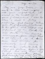 Autograph letter from Jack London to Charmian Kittredge, August 20, 1903