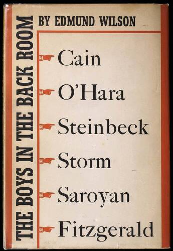 The Boys in the Back Room: Notes on California Novelists