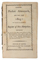Curtis's Pocket Almanack for the Year 1803: To Which is Added a Register of New-Hampshire