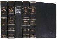 Lot of 5 first editions in full leather
