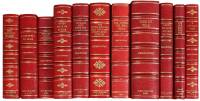 Lot of 11 first editions in full leather