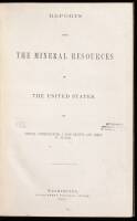 Reports Upon Mineral Resources of the United States.