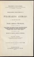 Fur-Bearing Animals: A Monograph of North American Mustelidae