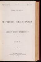 Proceedings of the "Proteus" Court of Inquiry on the Greely Relief Expedition of 1883