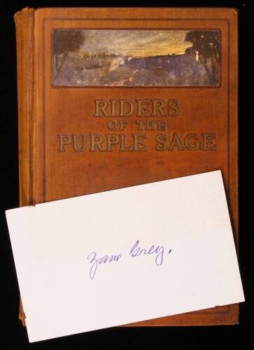 Riders of the Purple Sage - with autograph