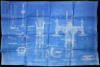 Blueprint of Light Fixtures for Van Ness Avenue in San Francisco