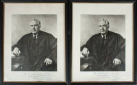 Two signed photographs of Chief Justice of the United States Supreme Court, Warren E. Burger