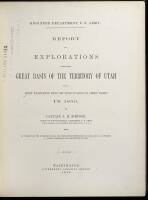 Report of Explorations Across the Great Basin of the Territory of Utah for a Direct Wagon-Route from Camp Floyd to Genoa, in Carson Valley, in 1859