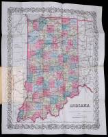 Map of Indiana (cover title)