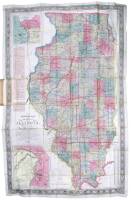 New Sectional Map of the State of Illinois. Compiled from the United States Surveys...by J.M. Peck, John Messinger and A. J. Mathewson