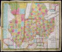 Map of the States of Ohio, Indiana and Illinois with the Settled Part of Michigan