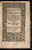 Marcus Tullius Ciceroes three bookes of duties to Marcus his sonne, tourned out of Latine into English, by Nicolas Grimald. Wherevnto the Latine is adioyned