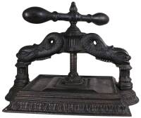 Cast iron copy press from 1865