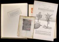 Printed Pages from European Literature: A Portfolio of Original Leaves taken from Rare and Notable Books and Manuscripts...