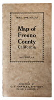 Map of Fresno County, California, compiled from official records and latest surveys