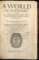 The World of Wonders; or an Introduction to a Treatise touching the Conformitie of ancient and moderne wonders; or a Preparative Treatise to the Apologie for Herodotus. The Argument whereof is taken from the Apologie for Herodotus written in Latine by Hen