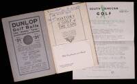 History of Golf at the Cape, in which is also treated ''The Origin of the Game of Golf,'' Golf Stories and a Register of S.A. Clubs