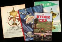 Lot of 3 Ryder Cup Programs and One Other