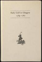 Early Golf in Glasgow, 1589-1787