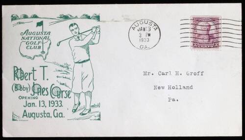 First-day issue, Augusta National Golf Club postal envelope