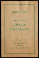 Suggestions How to See the Masters Tournament