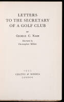 Letters to the Secretary of a Golf Club