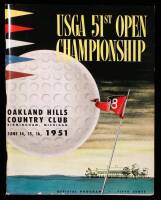 USGA 51st Open [Golf] Championship, Oakland Hills Country Club, Birmingham, Michigan, June 14, 15, 16, 1951. Official Program