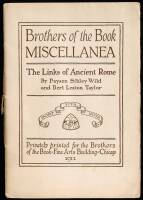 Brothers of the Book Miscellanea: The Links of Ancient Rome